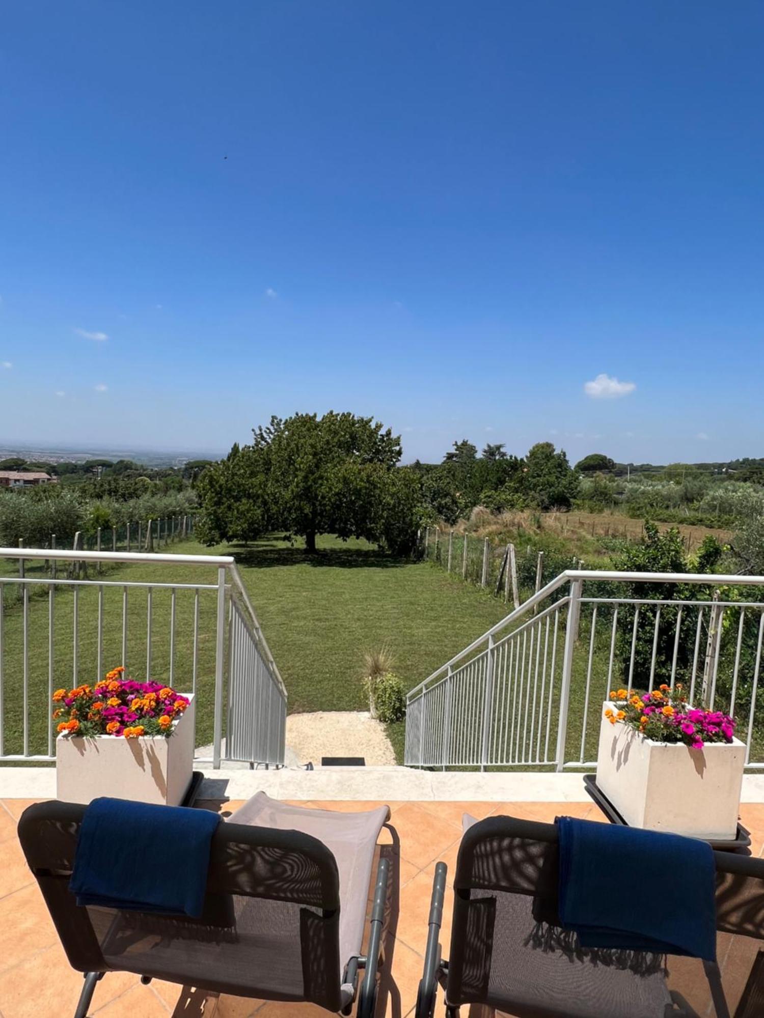 La Terrazza Sul Ciliegio Apartment Marino Bagian luar foto